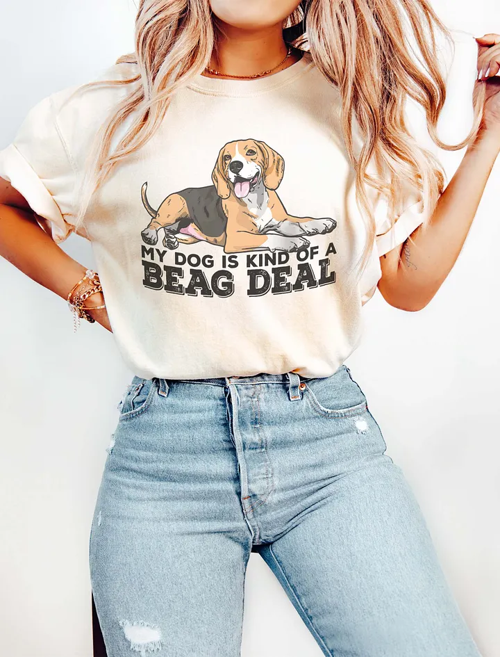 Beag Deal T-Shirt of a Beagle (Tricolor) | Funny T-Shirt for Beagle Paw-rents product image (16)