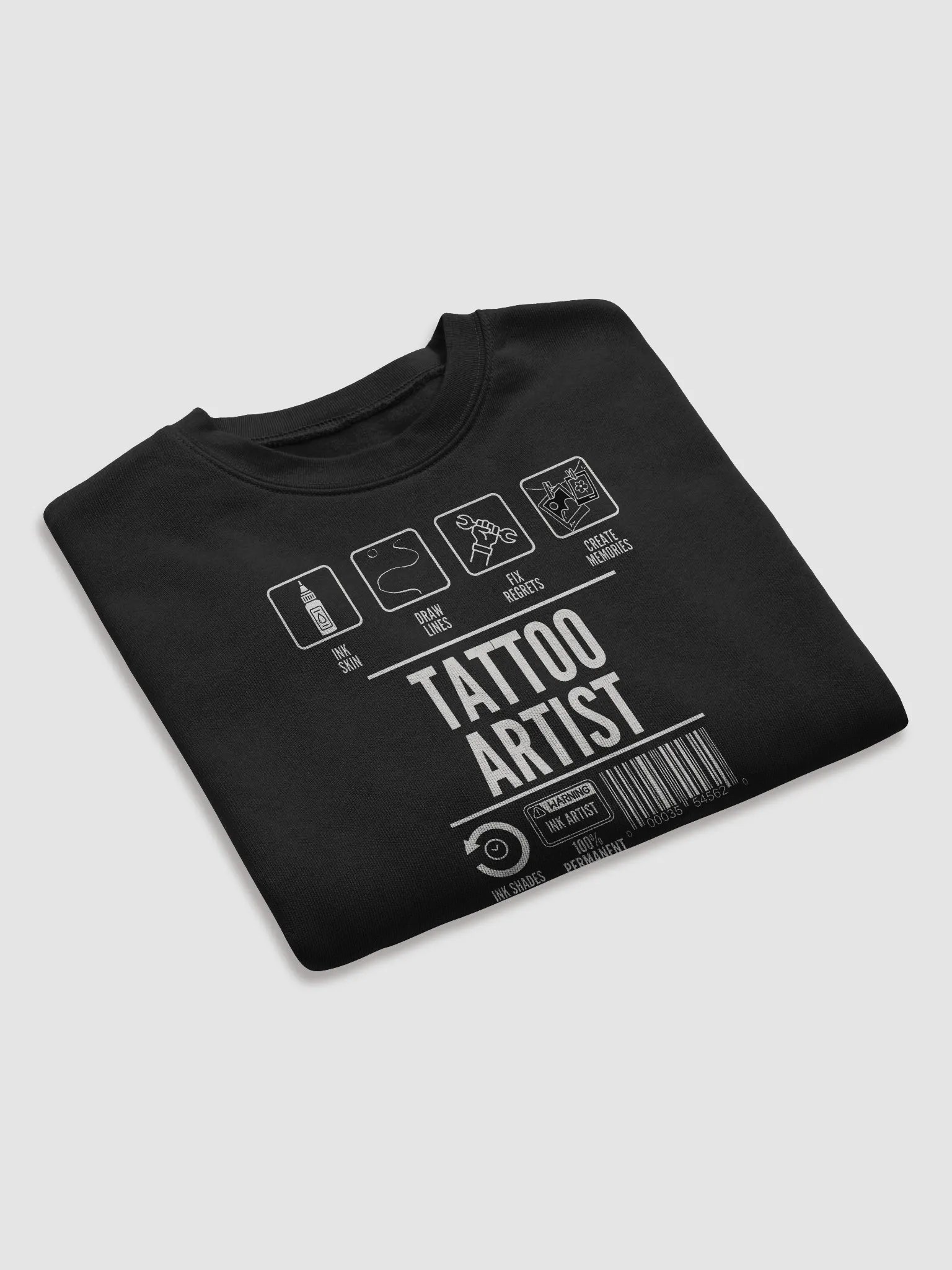 "Tattoo Artist Label" Cropped Sweater product image (7)