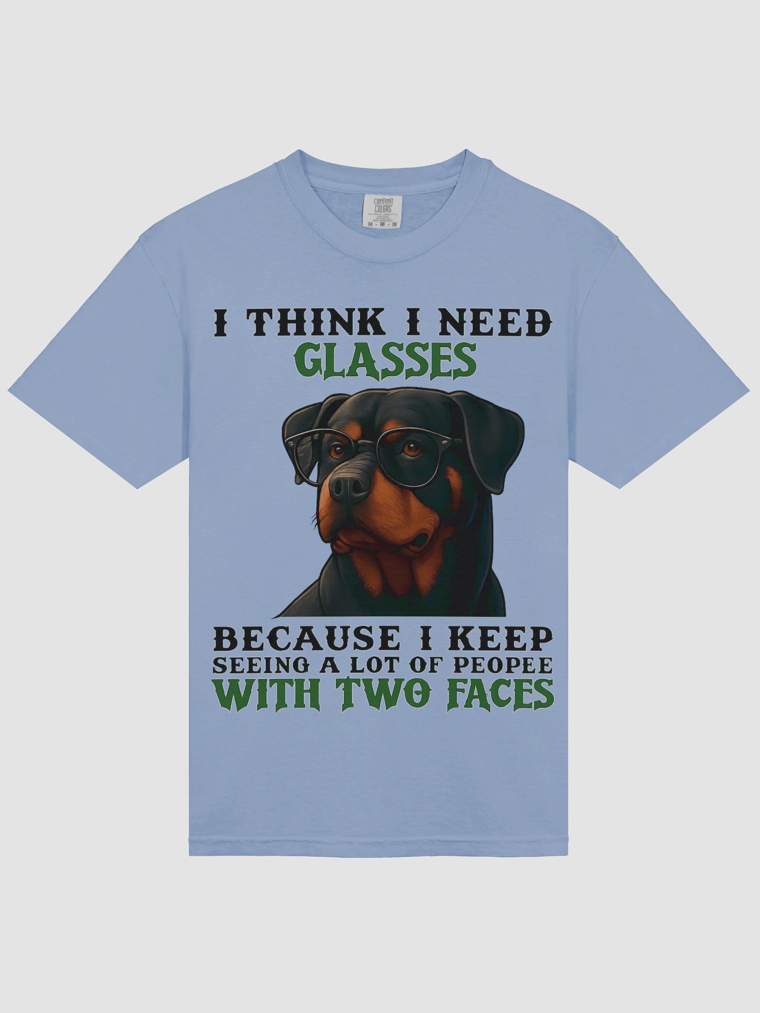 I Think I Need Glasses Because I Keep Seeing A Lot Of People With Two Faces Tee product image (24)