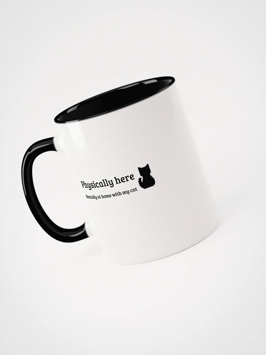 Mug: 'Physically here, Mentally at home with my cat' product image (35)