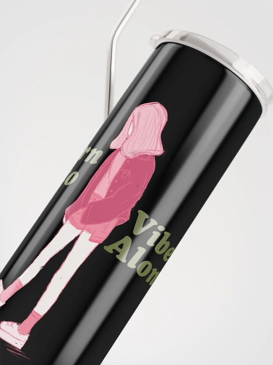 Vibin' Alone Stainless Steel Tumbler product image (7)