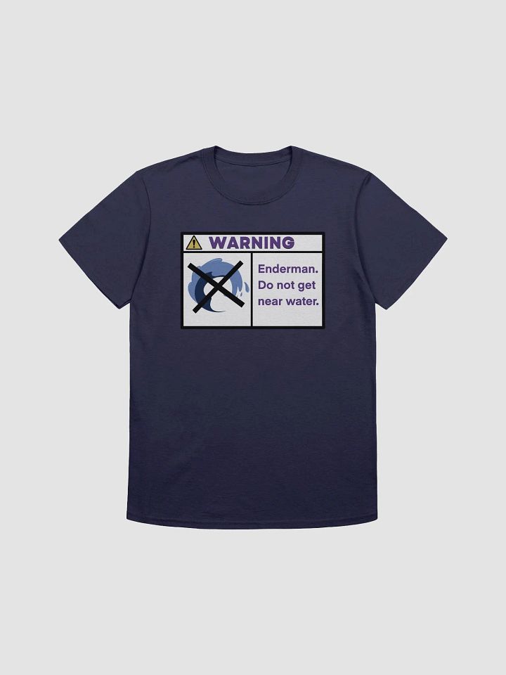 WARNING: Enderman Soft Tee product image (1)