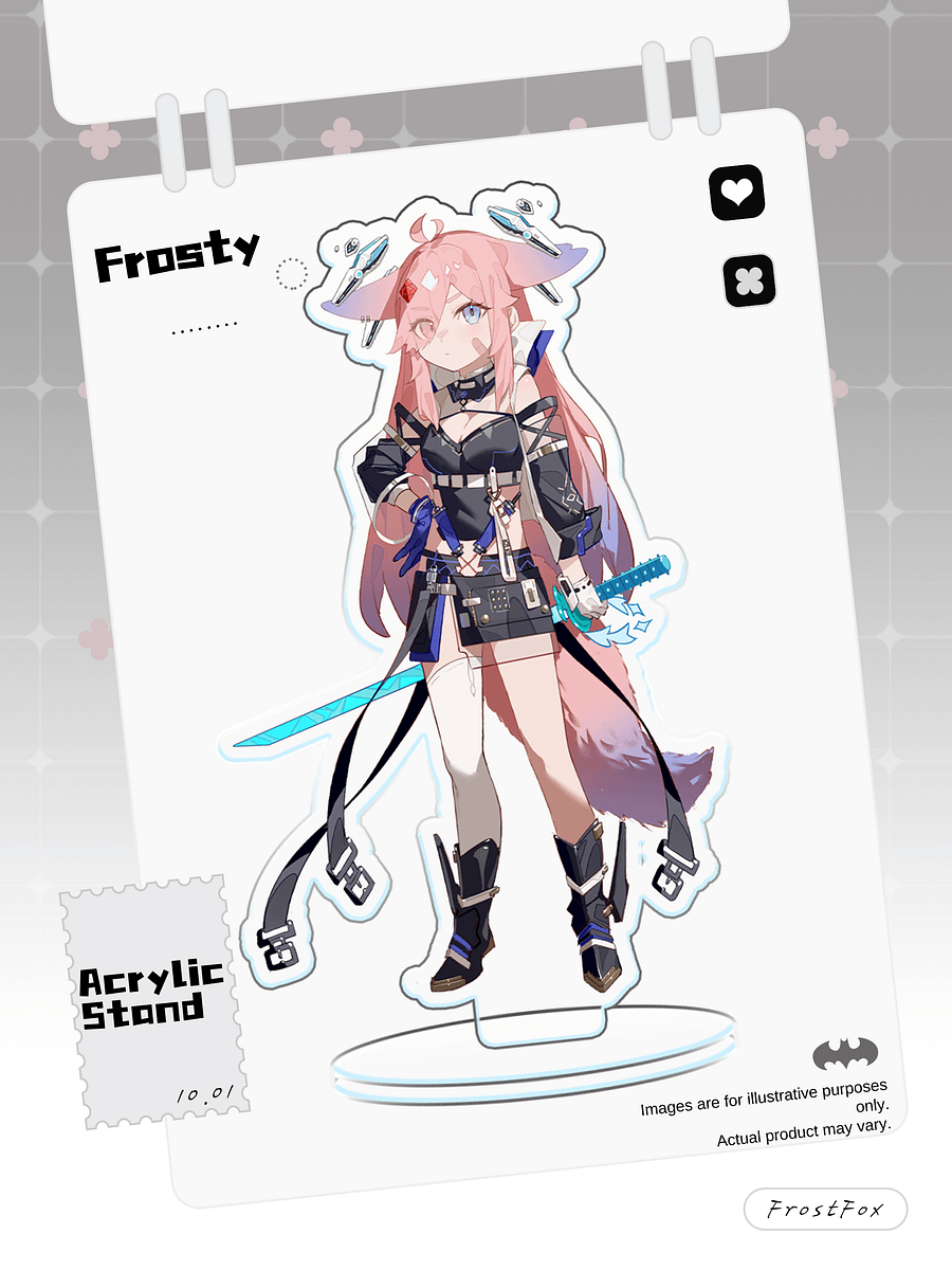 [FROSTY] Cyber Fox Acrylic Stand product image (1)