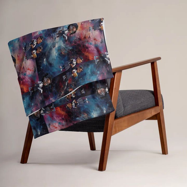 Kids in Space Study Blanket product image (2)
