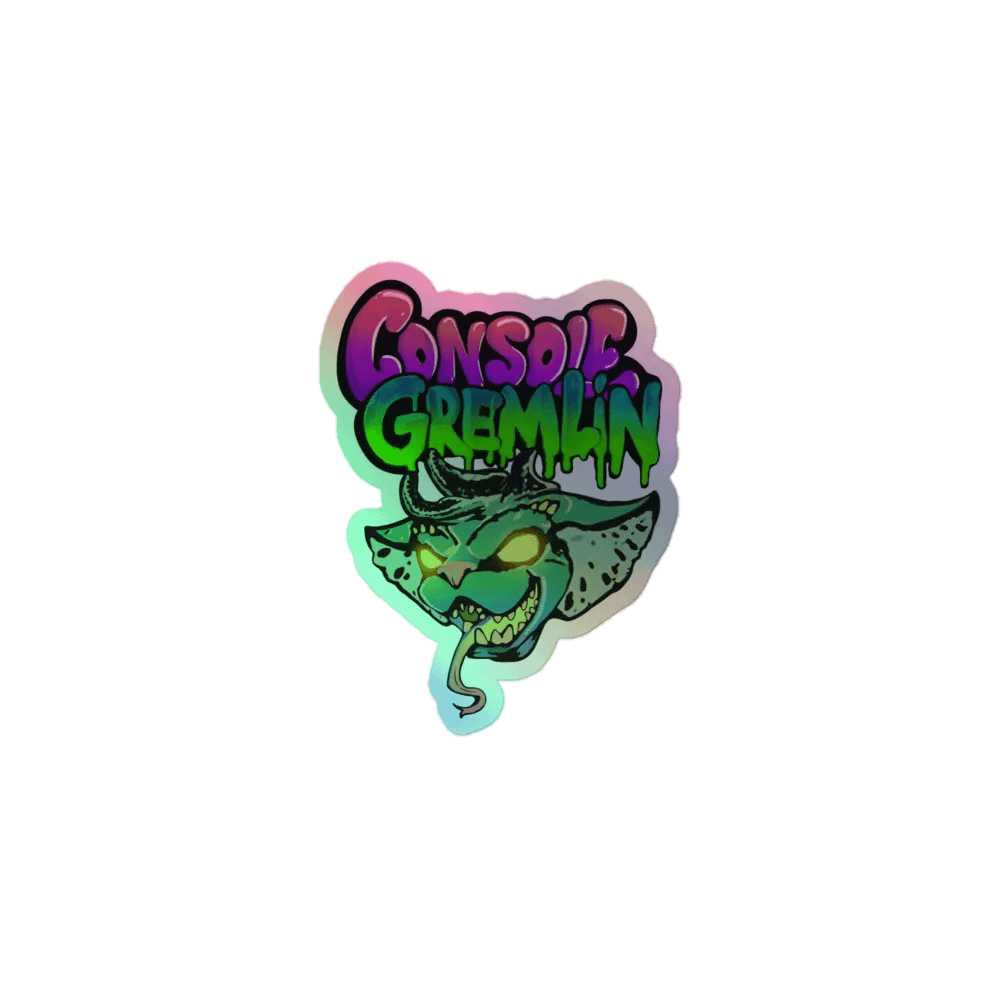 Console Gremlin Holographic Sticker product image (1)