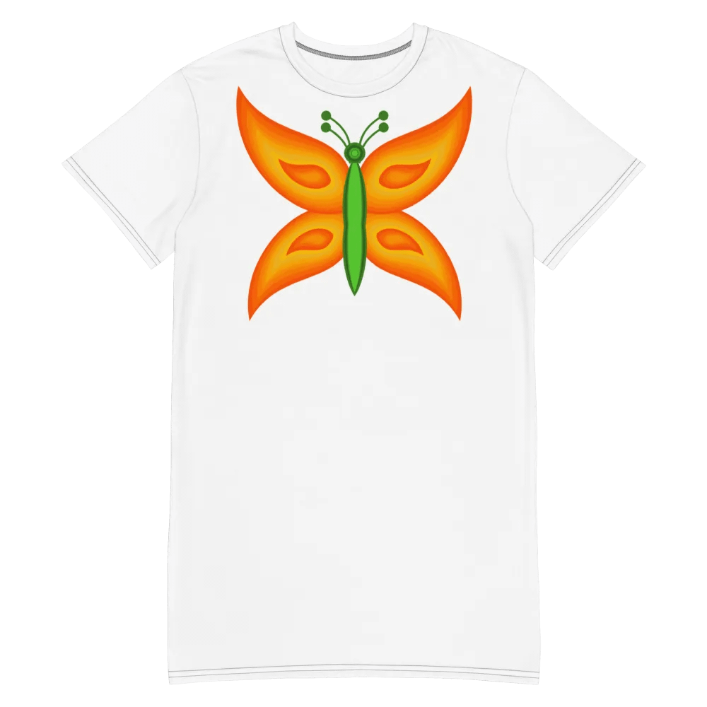 Alien Butterfly T-Shirt Dress product image (4)