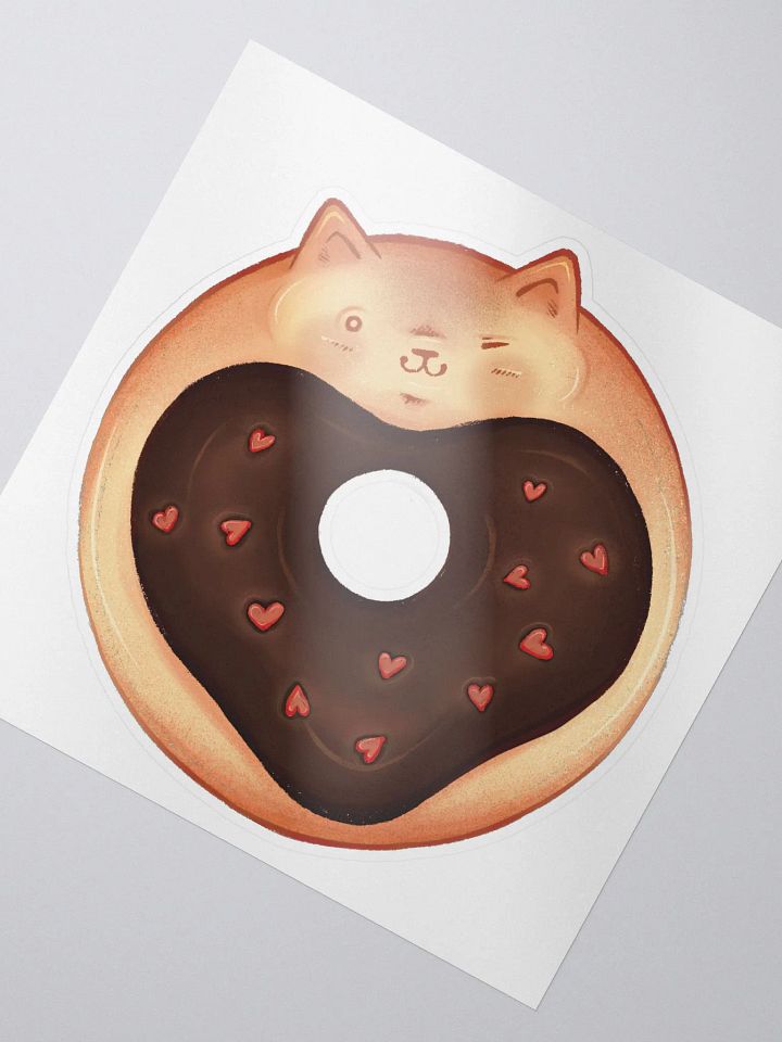 Donut Cat Sticker product image (1)