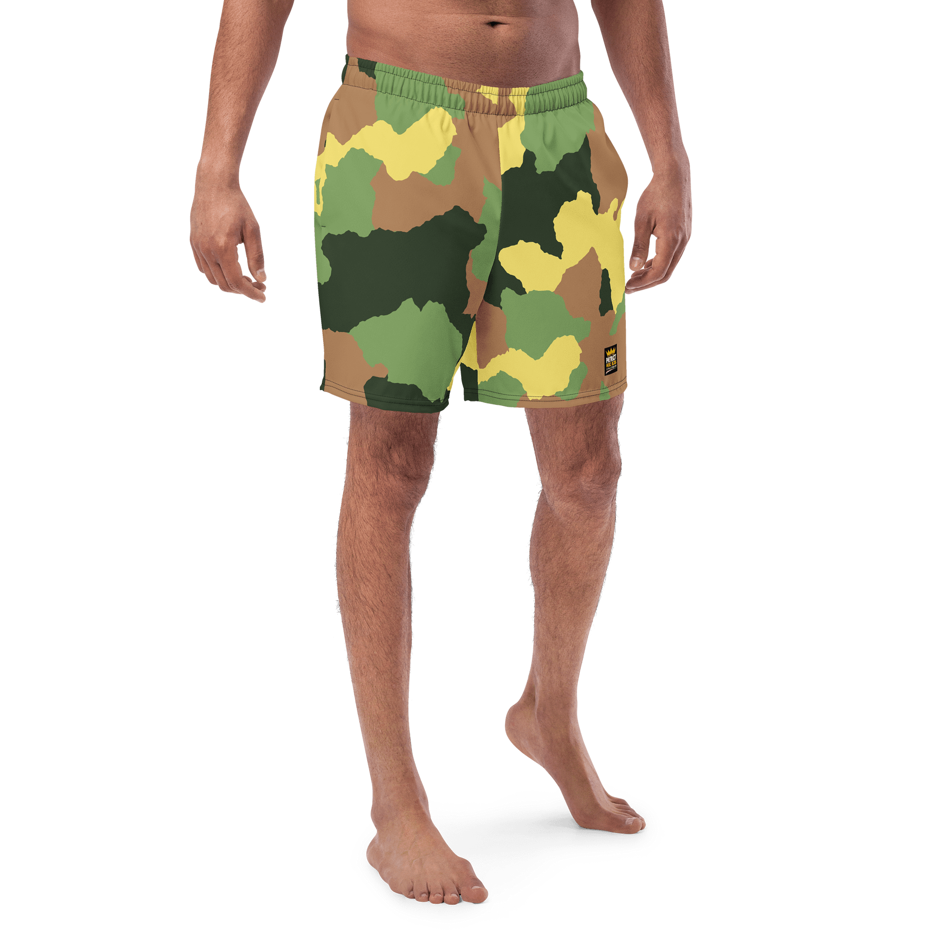 Ocean Vibes All-Over Swim Shorts Patriot Nedo Boss product image (1)