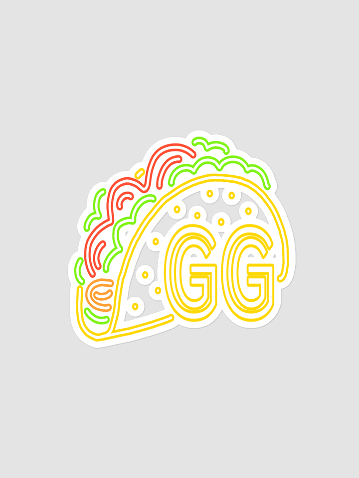 Taco GG Bubble-Free Sticker product image (2)