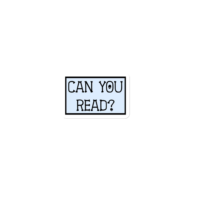 Can You Read Magnet product image (1)