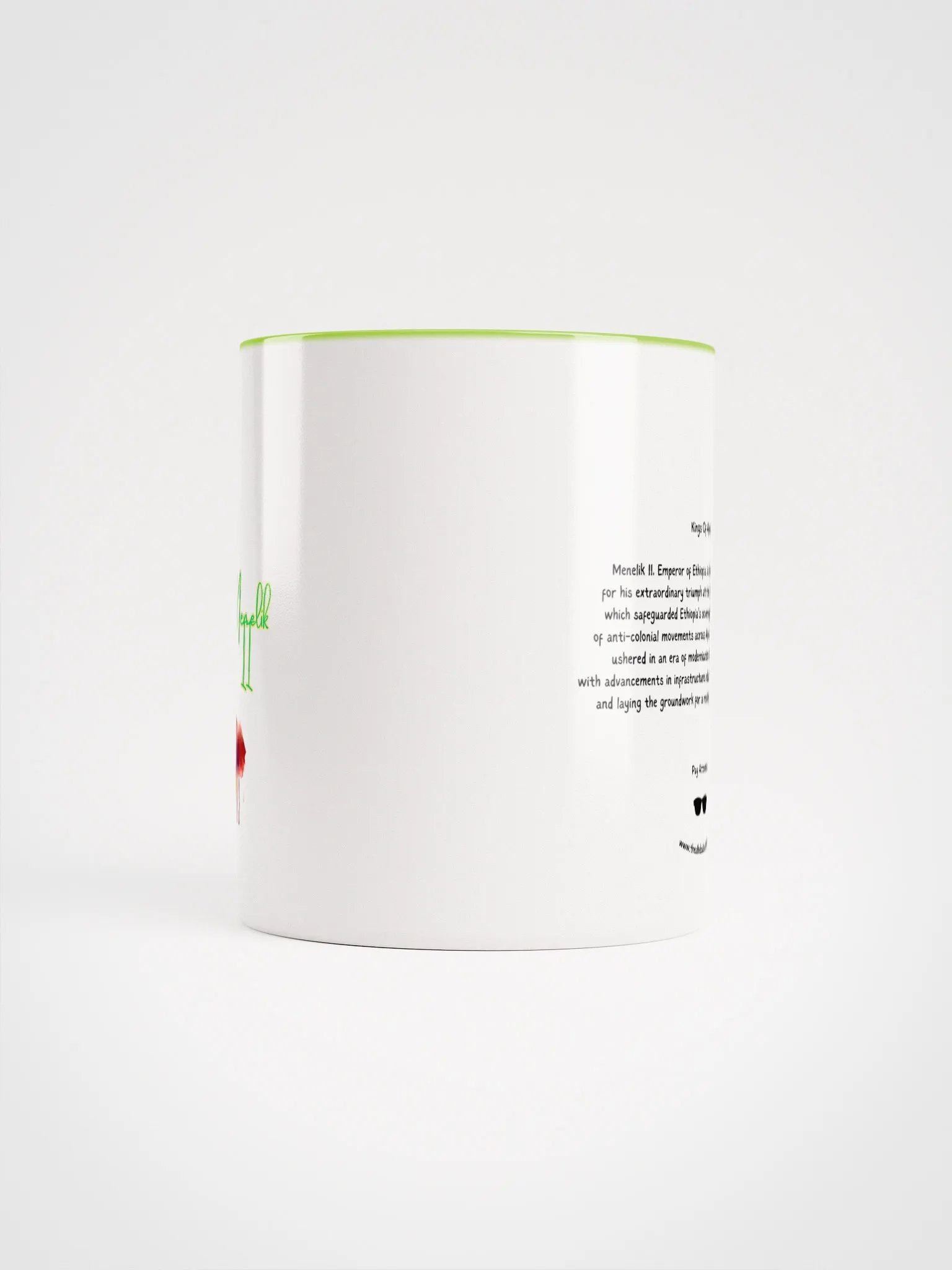 Menelik II: Kings Of Africa Mugs product image (4)