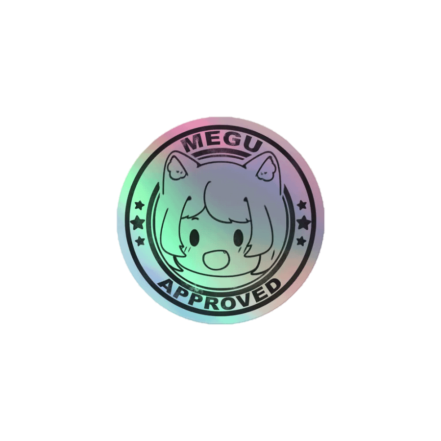 Megu approved sticker product image (1)