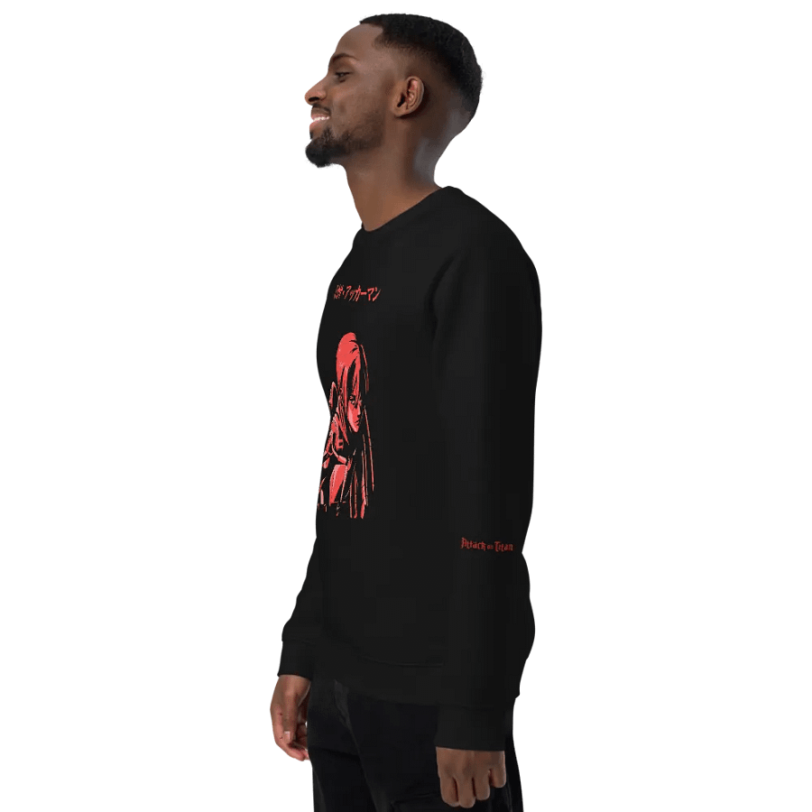 Mikasa Red Japanese Text Raglan Sweatshirt product image (19)