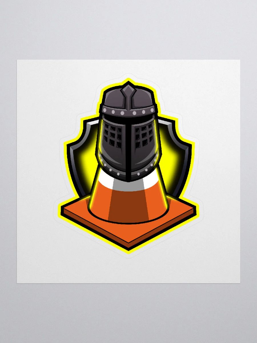 Yellow Helmet Sticker product image (1)