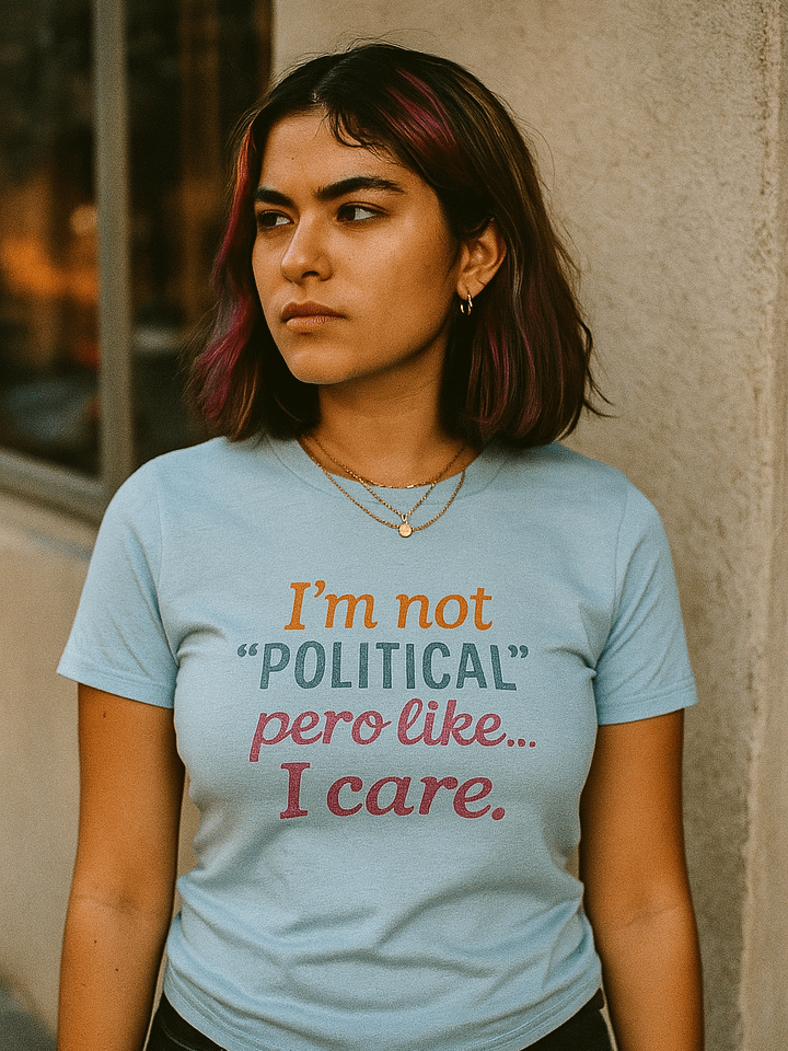 "Not political" Tee product image (2)