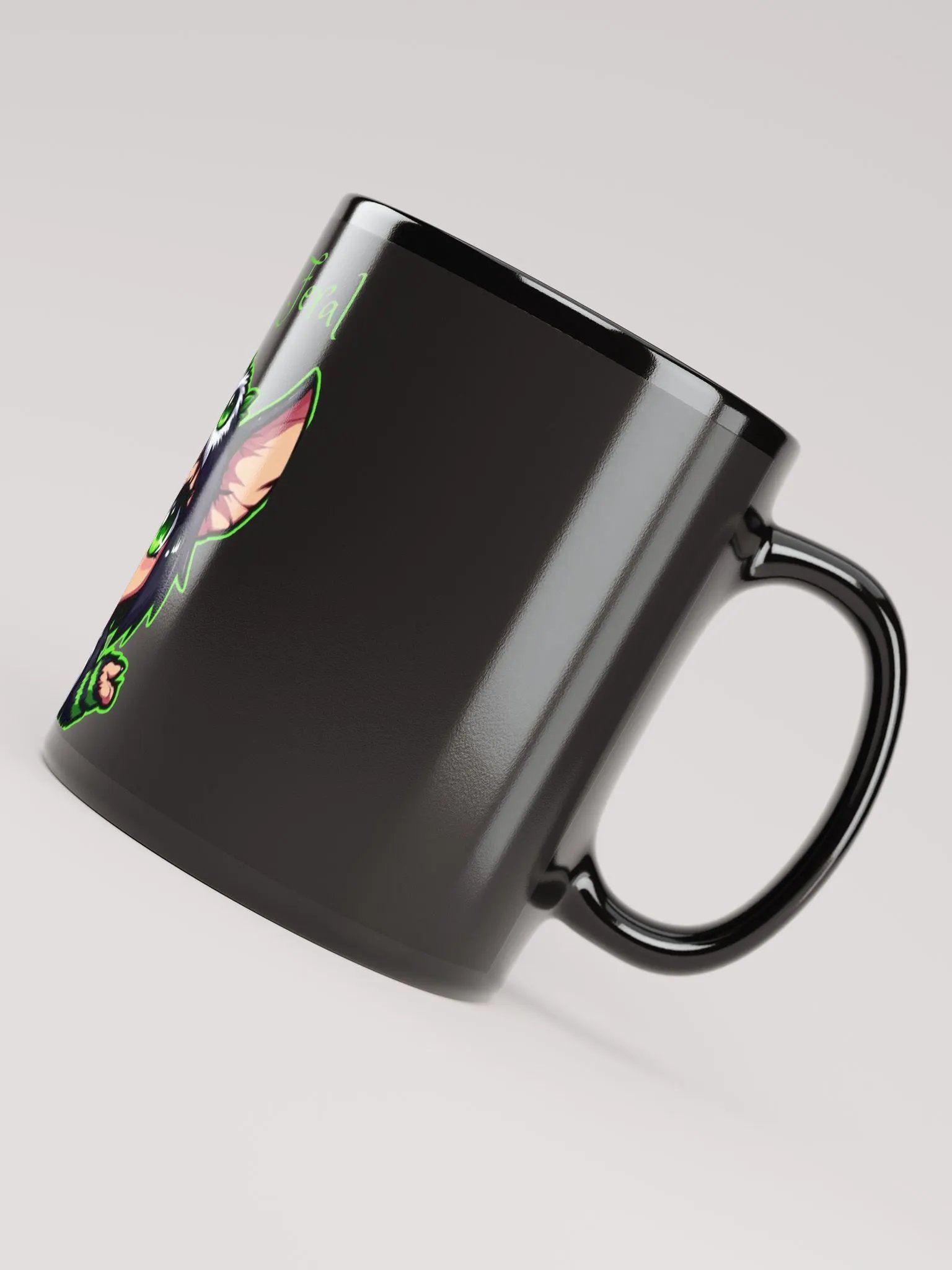 lets get feral black glossy mug product image (4)