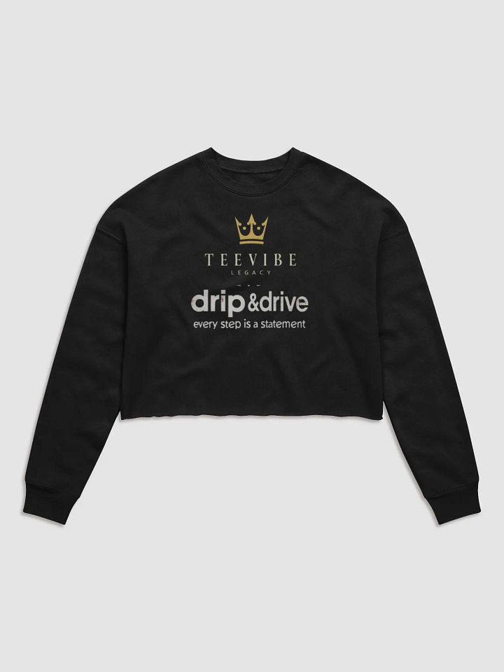 TEEVIBE LEGACY Women's Fleece Crop Sweatshirt product image (4)