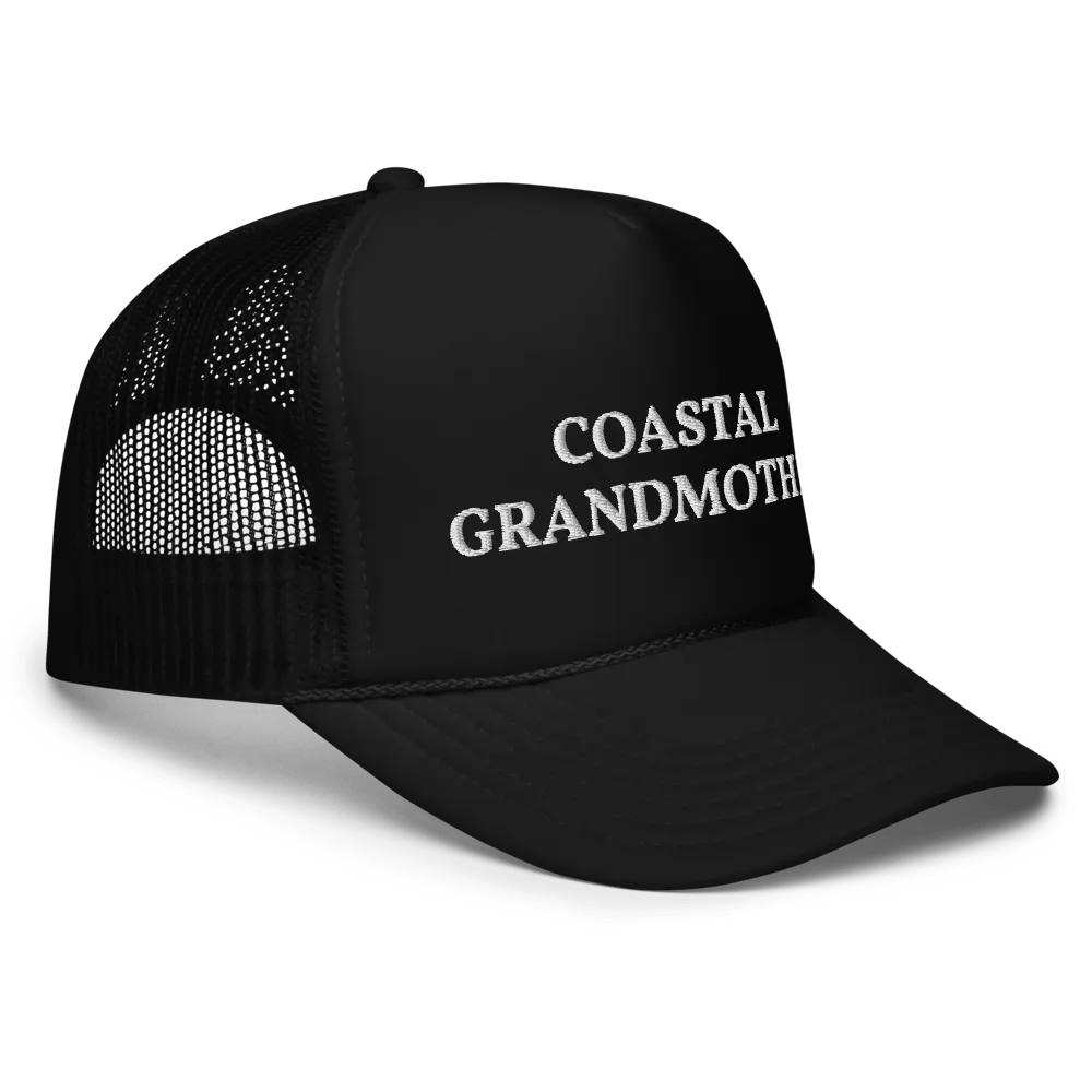 Coastal Grandmother - Embroidered Hat Trucker Cap product image (3)