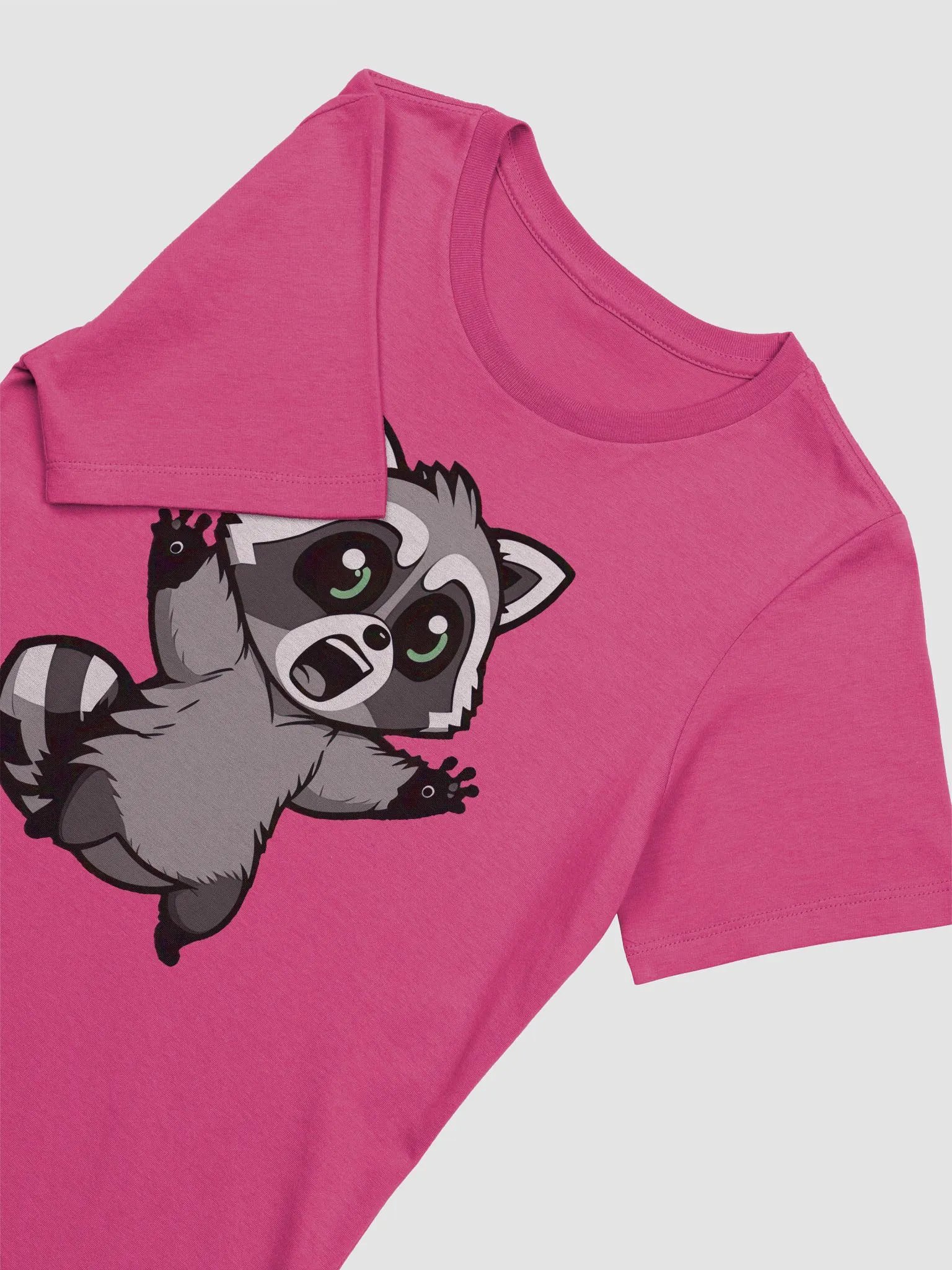 Surprised Sleepy Raccoon Shirt (Womans) product image (21)