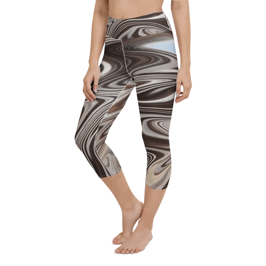 Swirls of Serenity Yoga Capri Leggings product image (6)