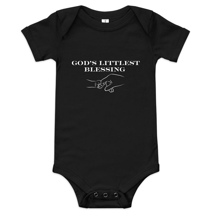 God's Littlest Blessing Baby Onesie product image (1)