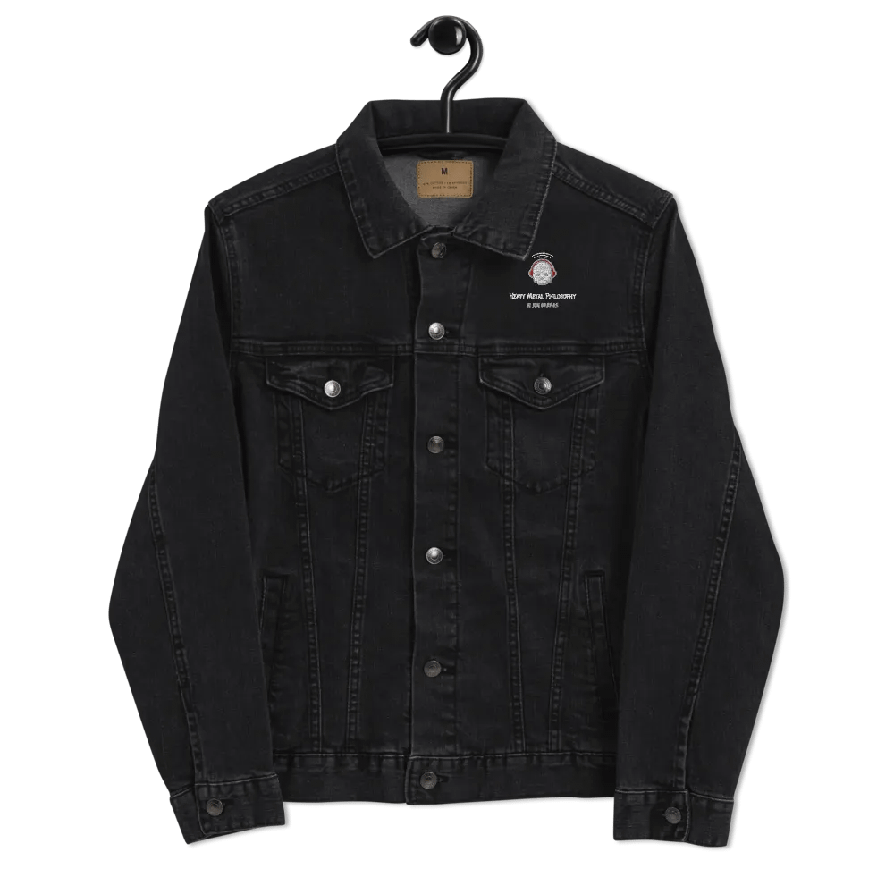 Skull Logo Unisex Denim Jacket product image (9)