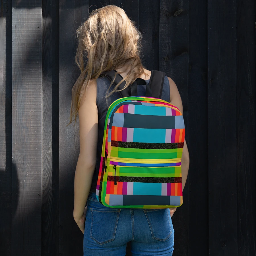 Colorful Blocks #1 - Backpack product image (14)