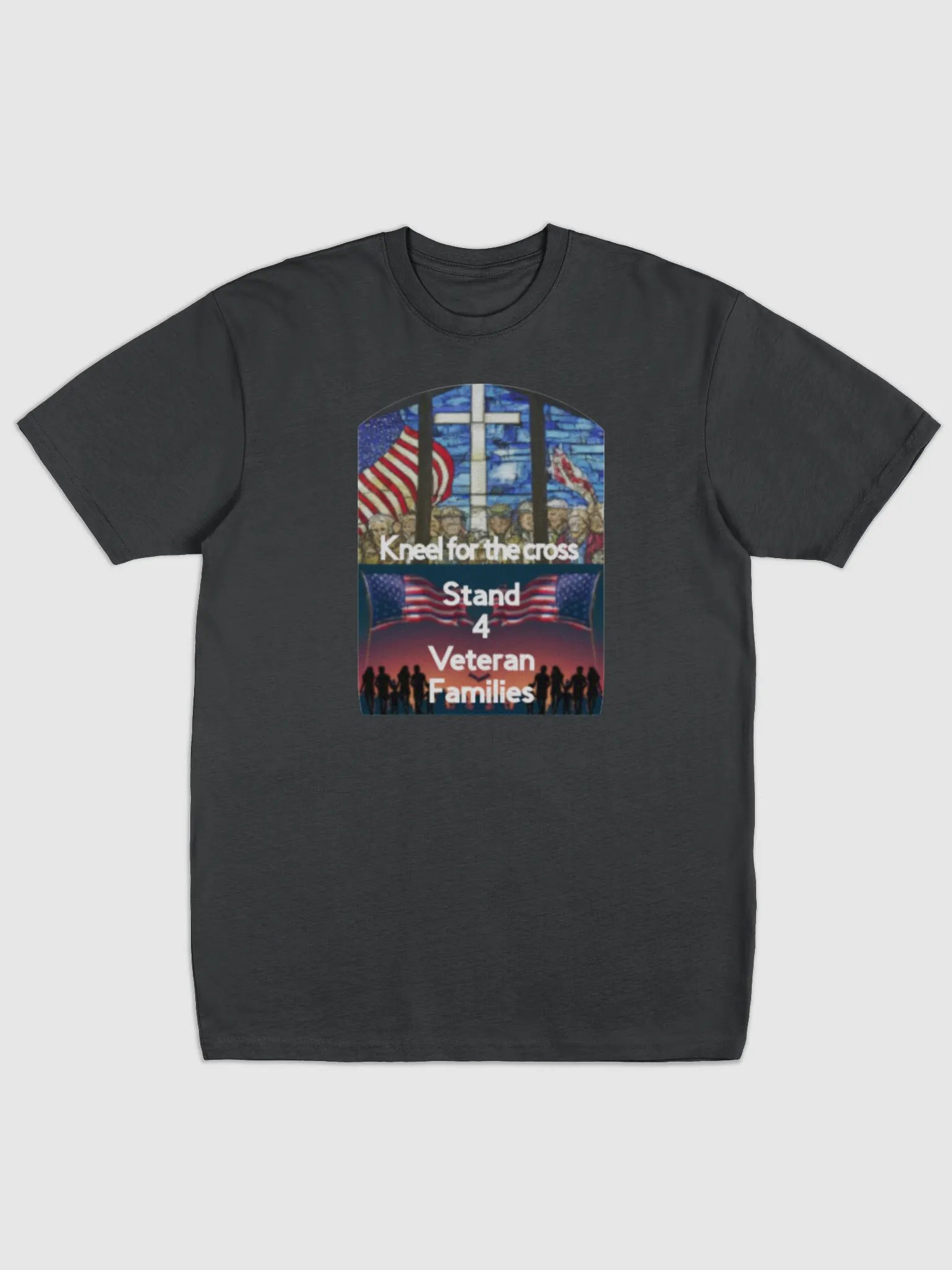 Stand4theCross Kneel4Veteran families support sweatshirt product image (1)
