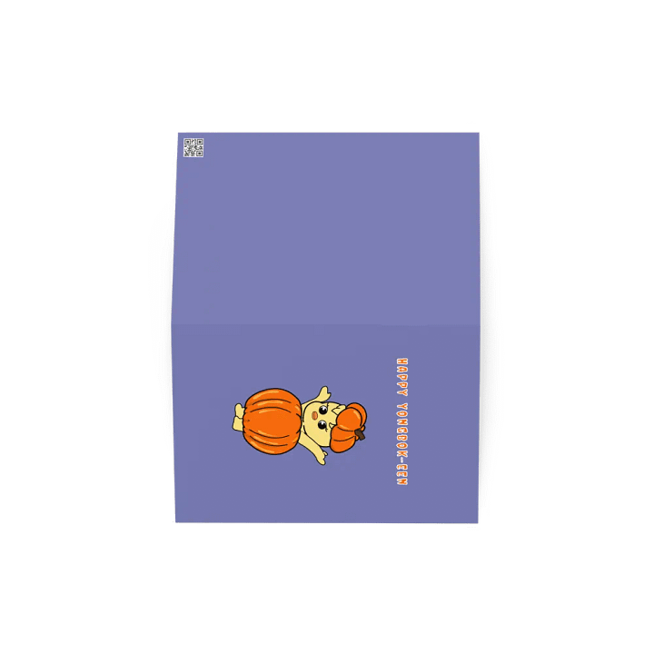 Happy Yongbok-een | Pumpkin Felix Halloween Greeting Card product image (4)