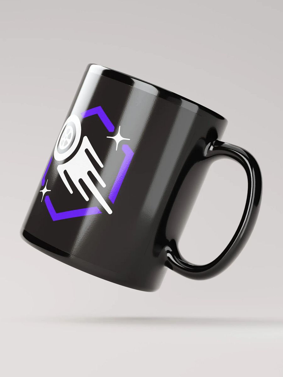 Black Ceramic Mug (Color Logo) product image (4)
