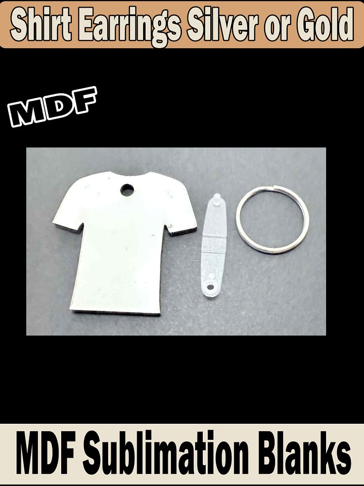 Premium Sublimation MDF Shirt Blank Keychain | Gift-Ready Packaging product image (2)