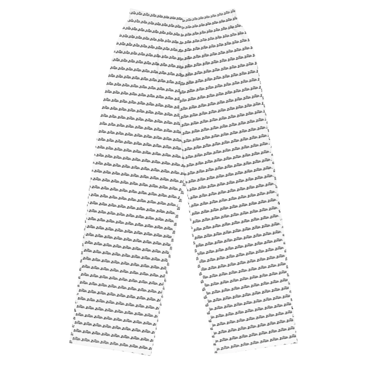 Zenith All Over White Unisex Wide-Leg Pants product image (1)