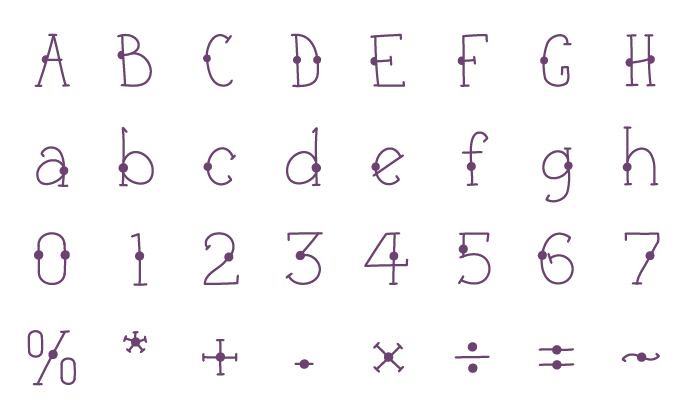 Dot Font product image (2)