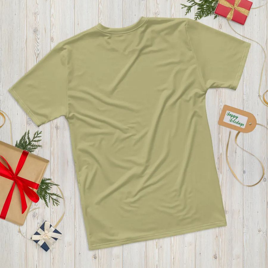 Plain Medium Yellow True Summer Men's Crewneck Polyester Heavyweight Premium T-Shirt by Treasure Pie product image (12)