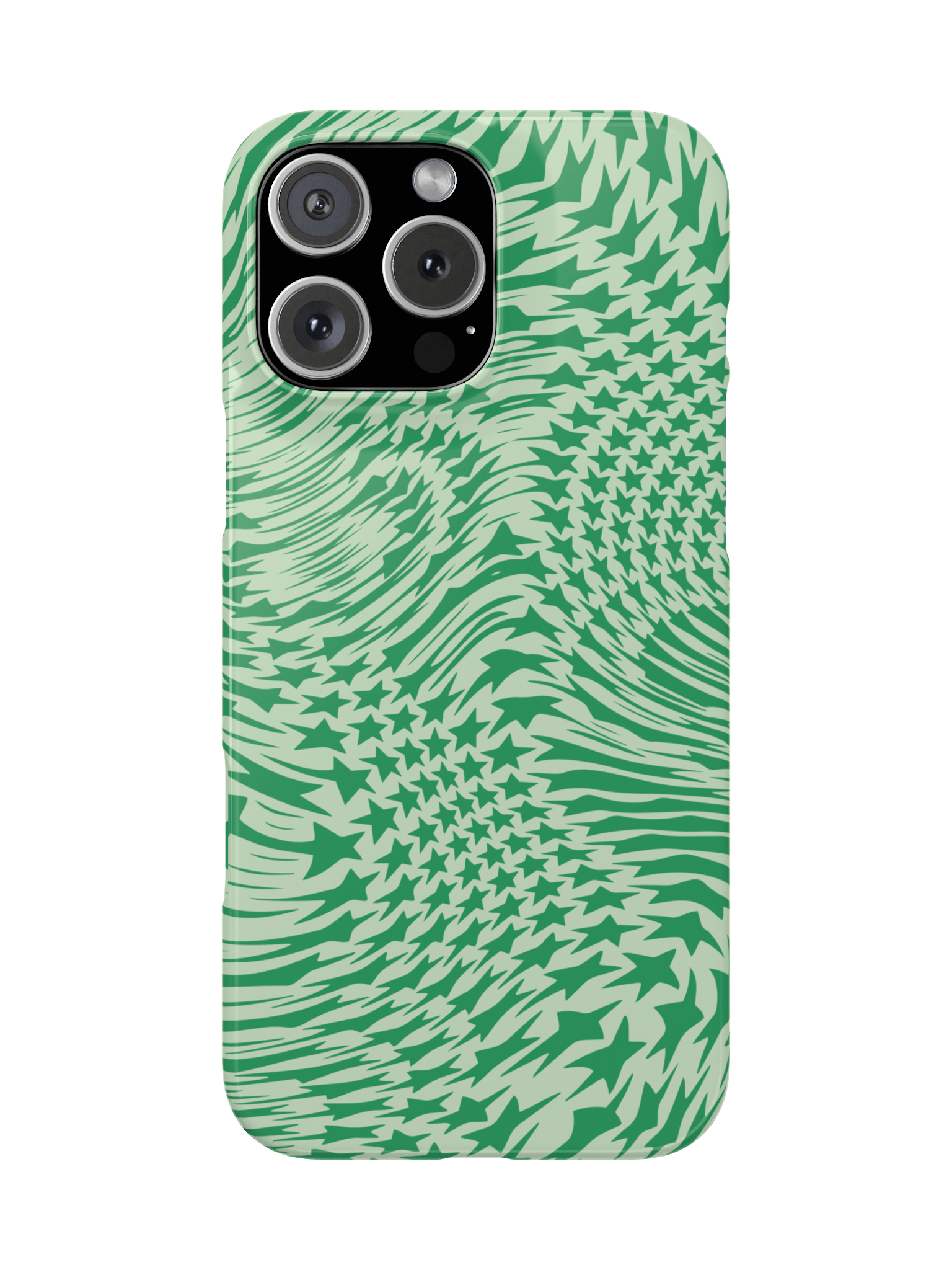 New Growth Green Swirling Stars iPhone Case product image (13)