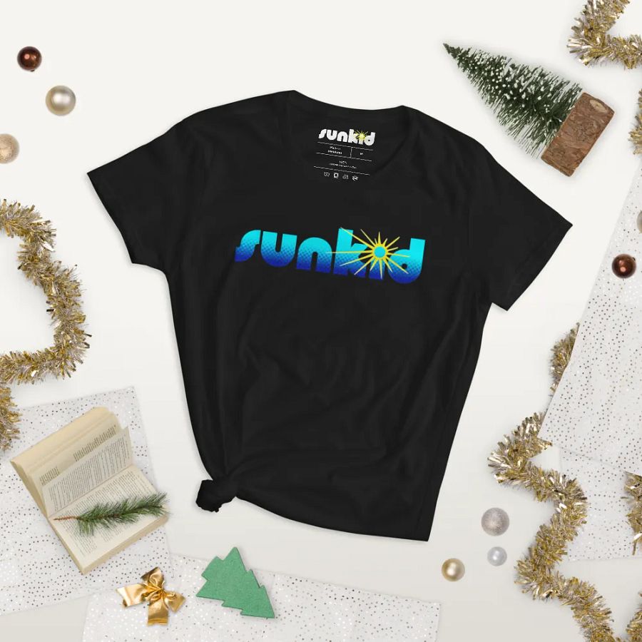 Blue sunkid logo women's T-shirt product image (12)