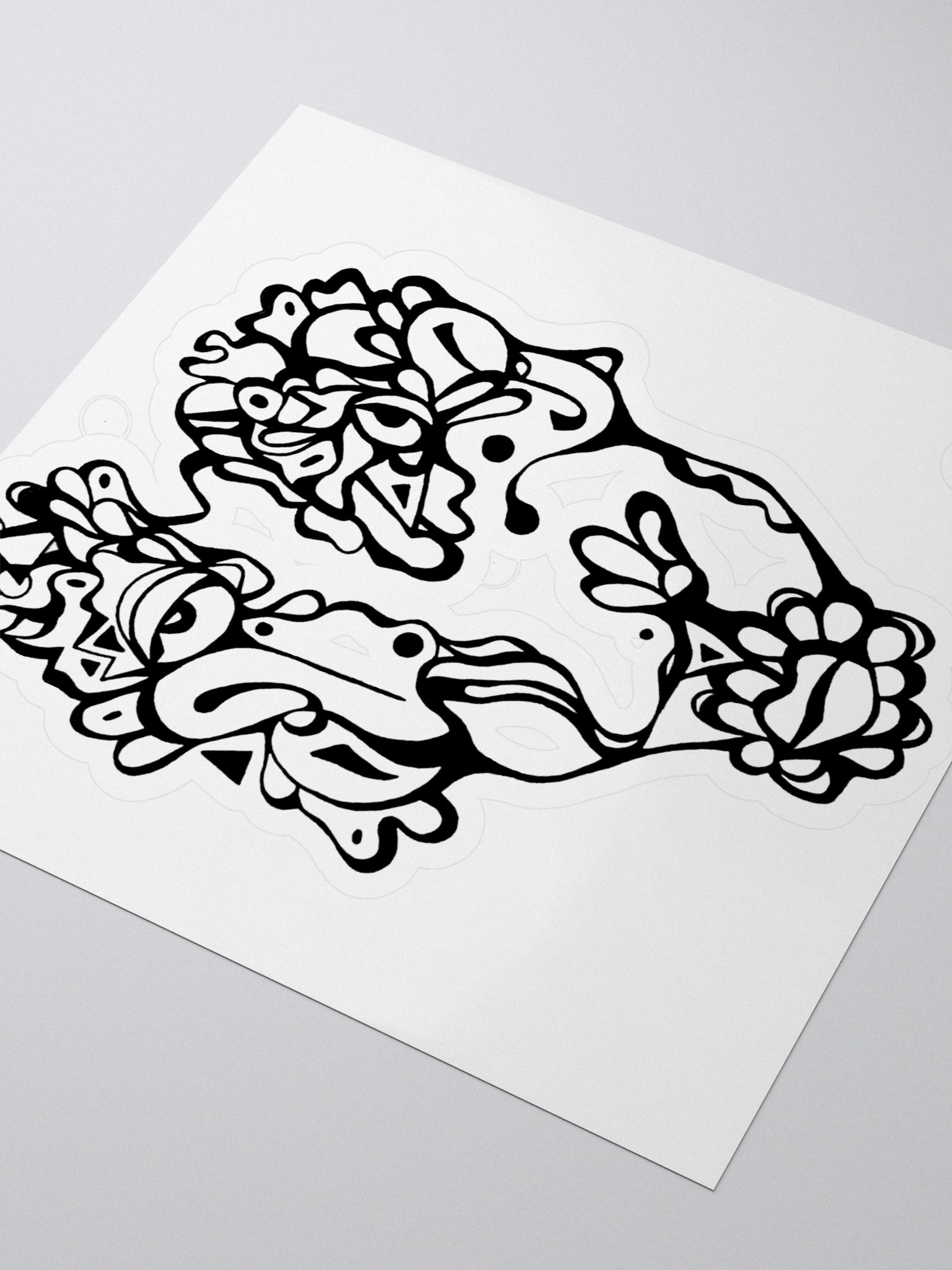 XPLOSIVE STICKER [BLACK & WHITE] product image (3)