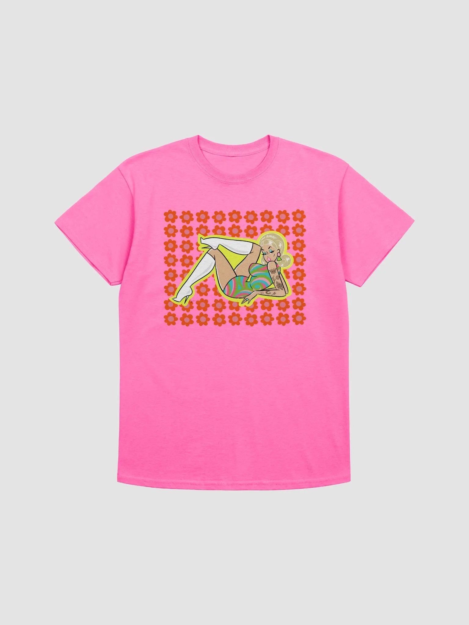 Flower Power- Pink t-shirt (unisex) product image (1)