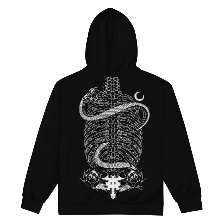 Tribal Magic - Black - Unisex Zip-Up Hoodie product image (2)