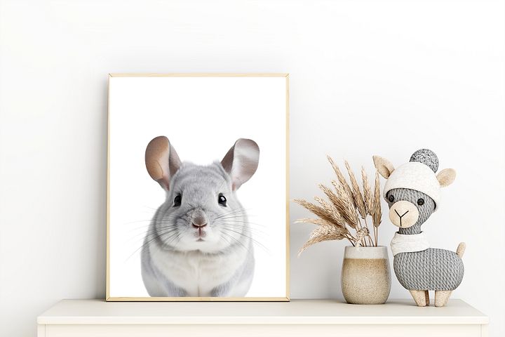 Cute Chinchilla Print product image (2)
