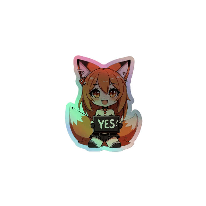 Mercurious YES Holographic Sticker product image (1)