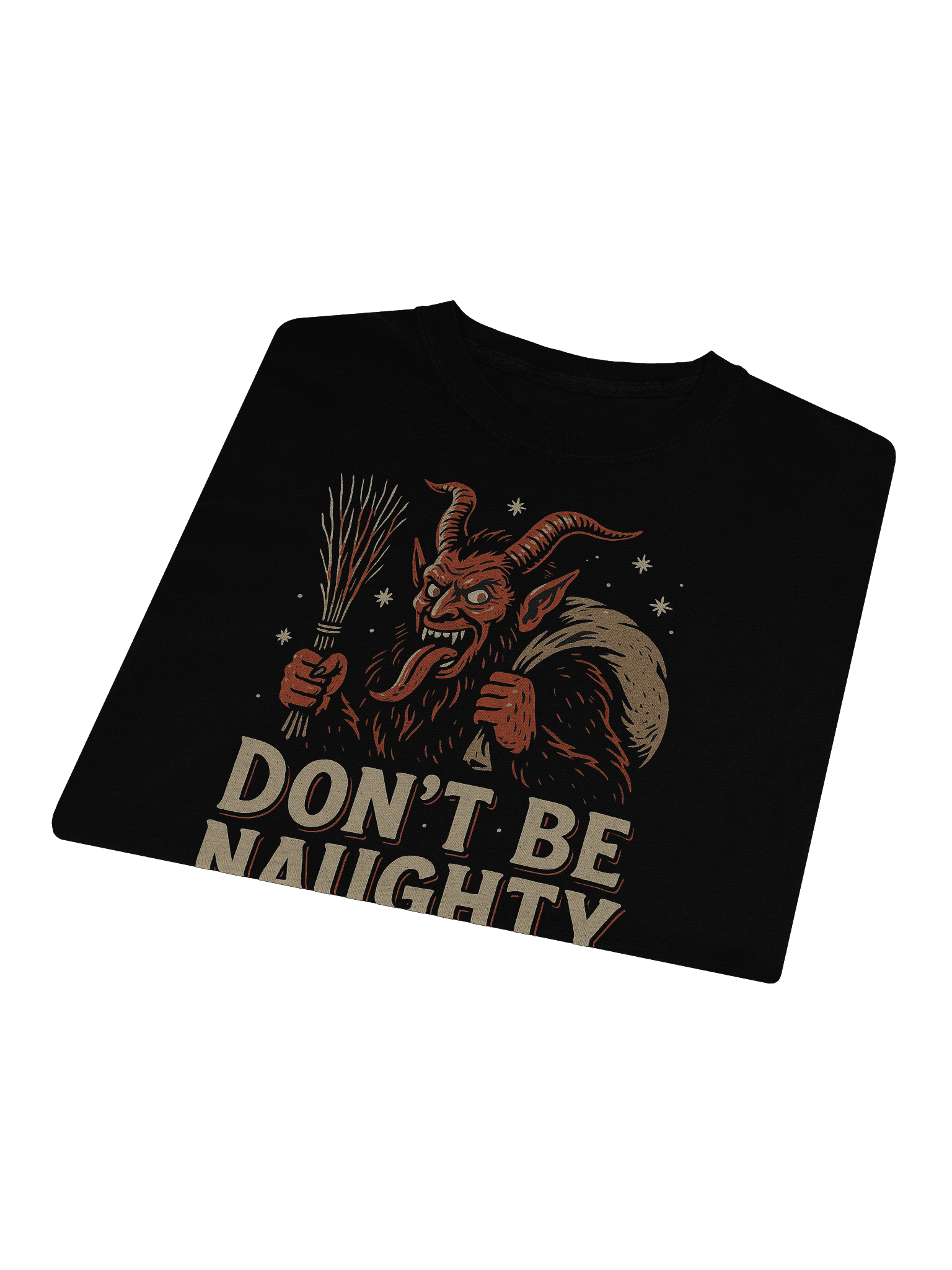 Krampus Says "Don't Be Naughty" Long Sleeve Shirt product image (3)
