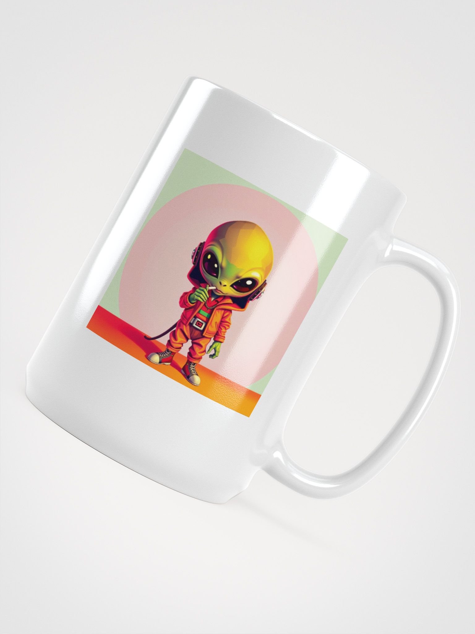 Cosmic Swagger: Alien Street Vibes mug product image (4)