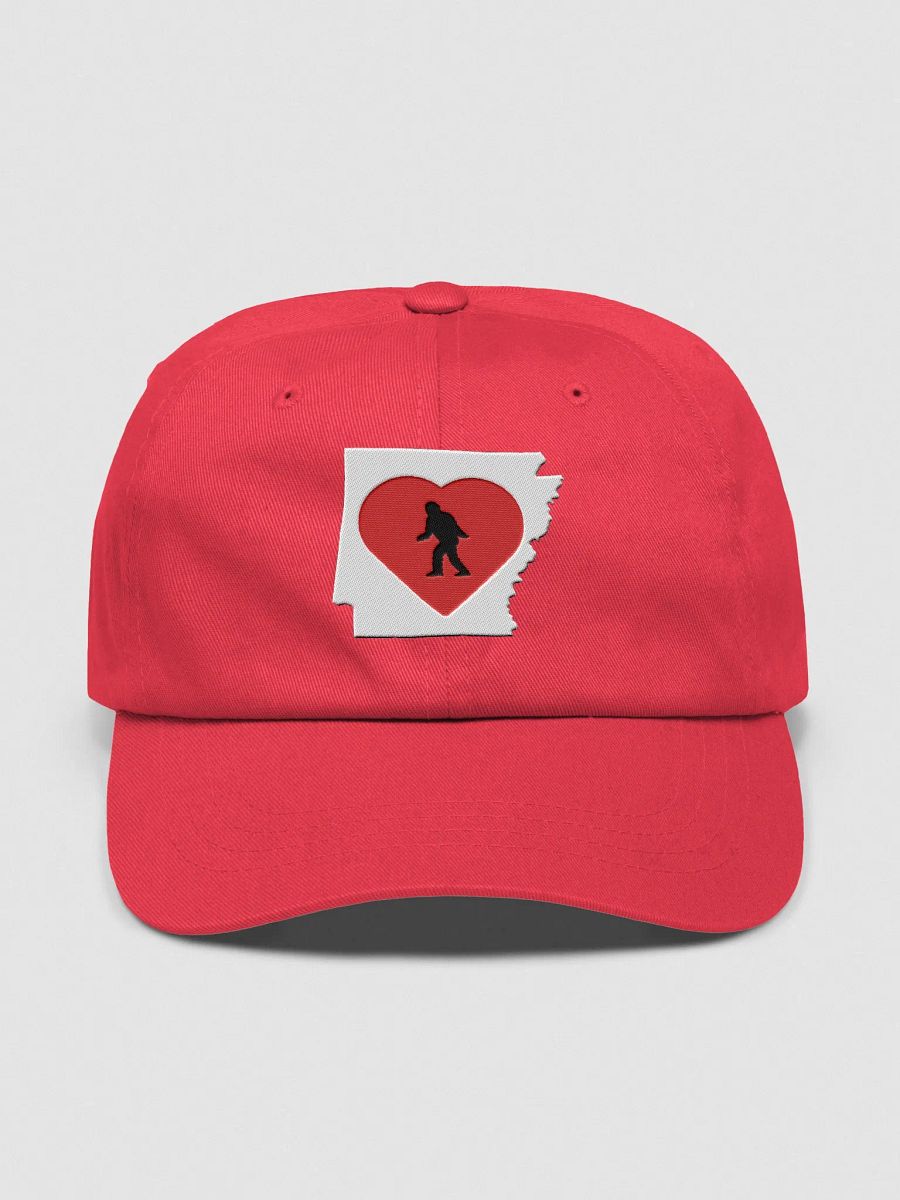 Heart Arkansas & Bigfoot Silhouette Dad Hat product image (6)