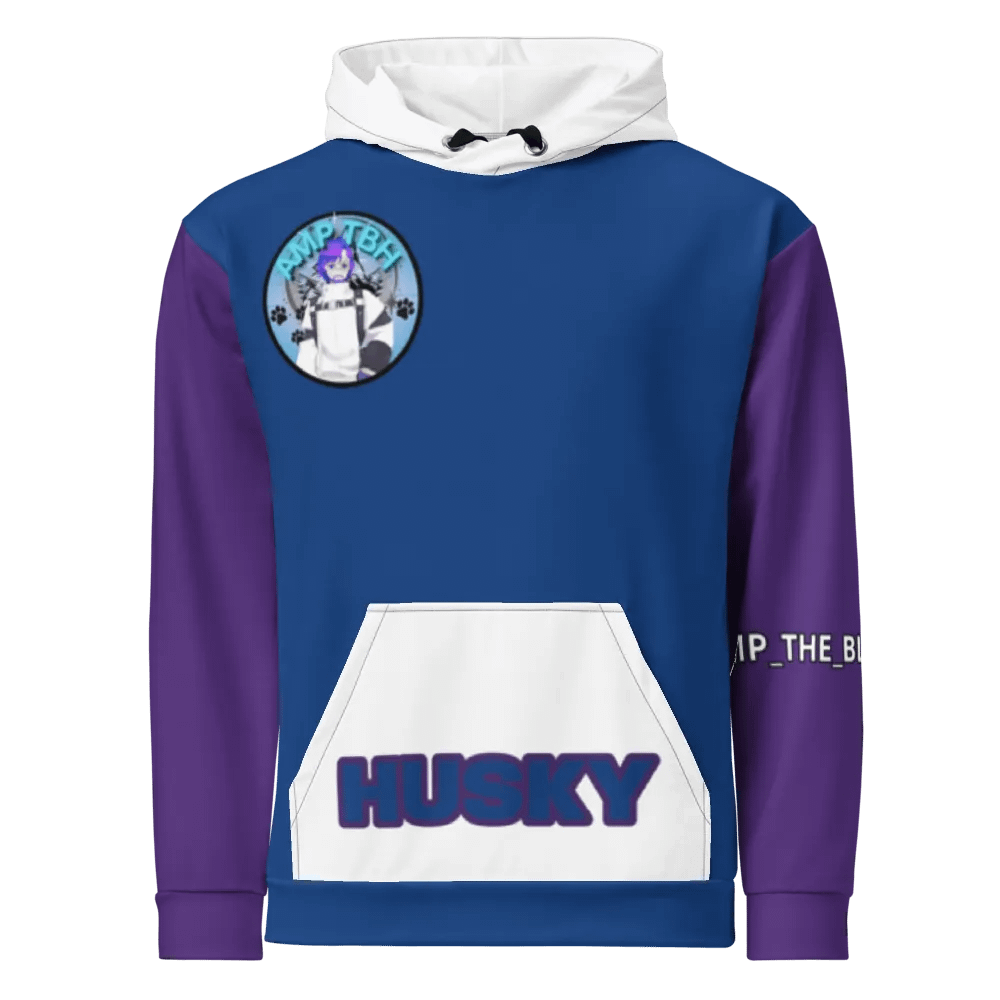 AMP_THE_BLUE_HUSKY- Unisex Hoodie product image (6)