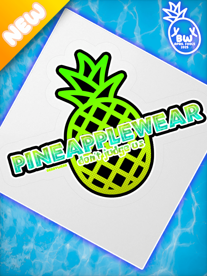 Pineapplewear Logo - Die Cut Sticker product image (1)