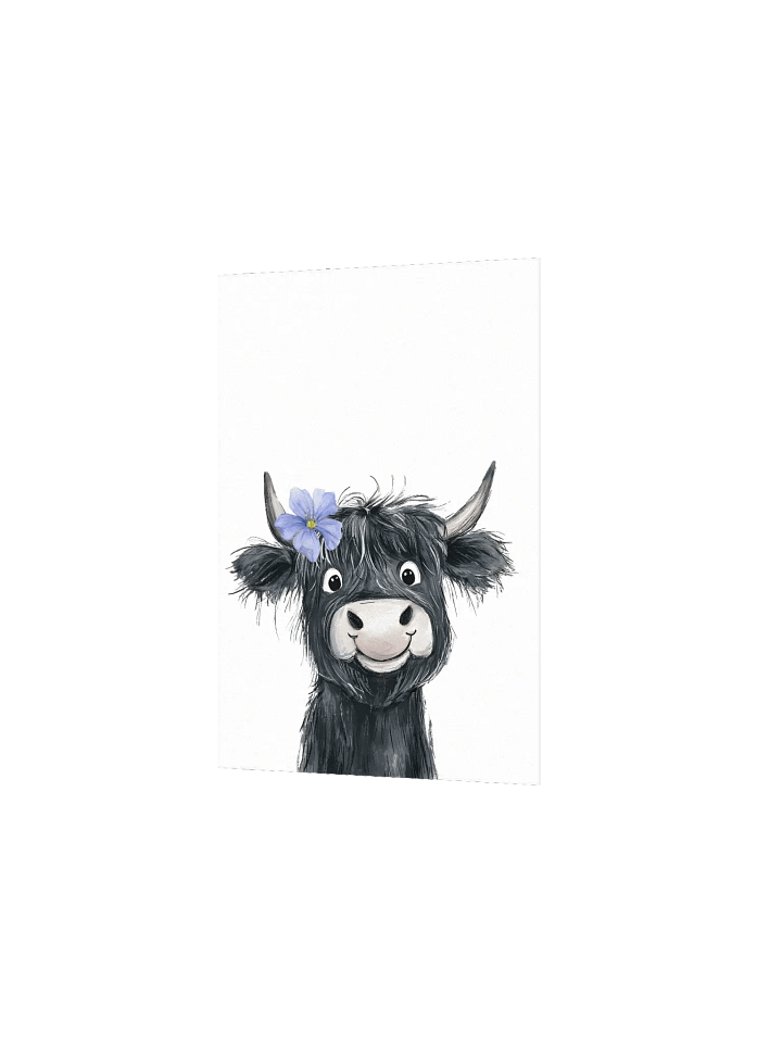 Highland Black Cow, Farm Nursery Print product image (12)