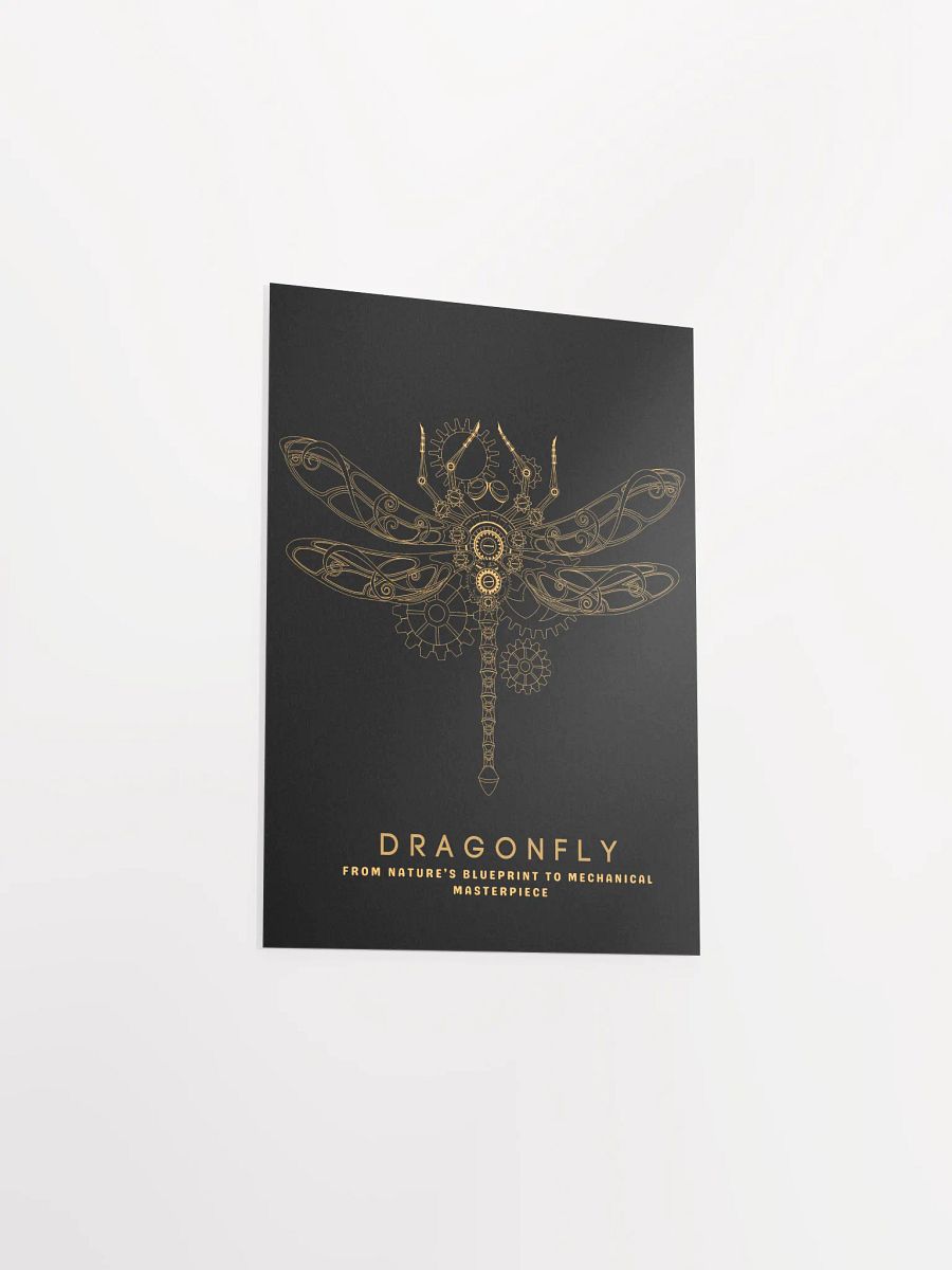 Mechanical Dragonfly - Enhanced Matte Poster product image (3)