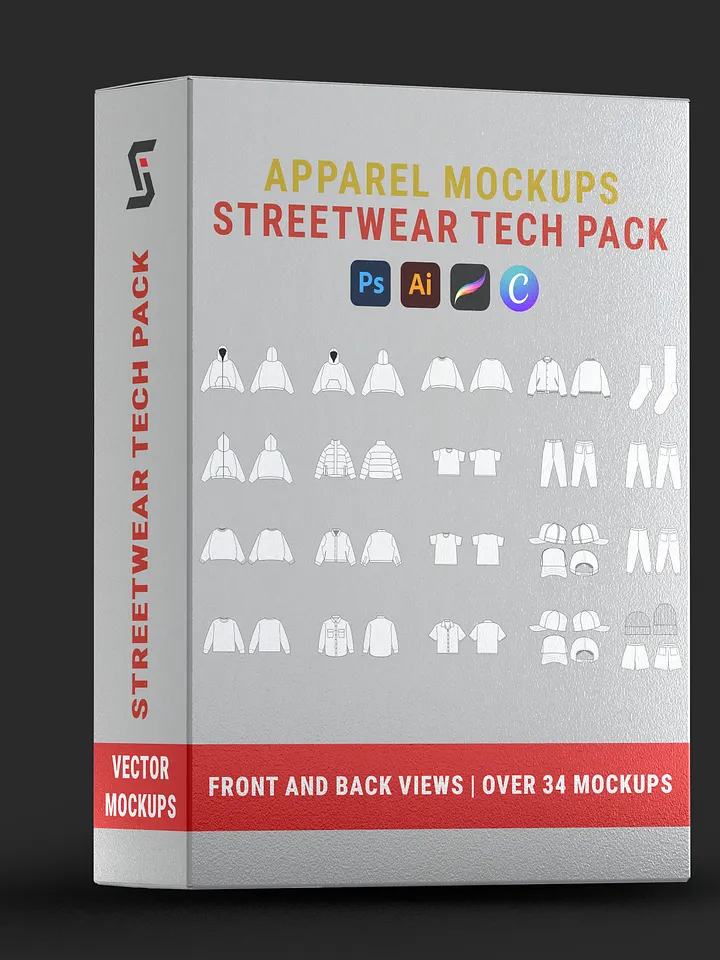 Apparel Vector Mockups Bundle product image (1)
