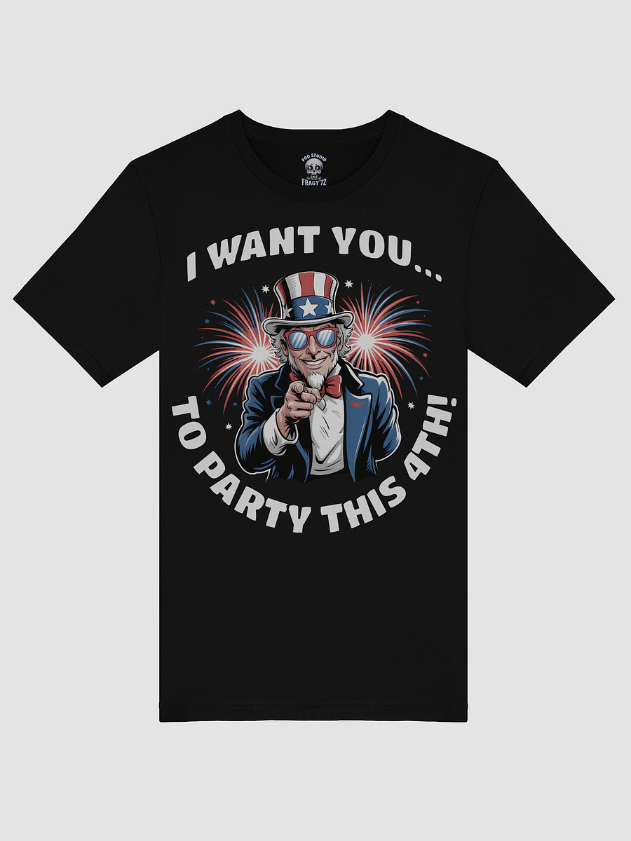 Uncle Sam Party Vibes – 4th of July Edition T-Shirt product image (5)